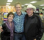My guest on the Midnite Jamboree, Aslak Gjennestad from Norway, and my surprise guest, Bobby Bare